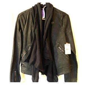 Free People Black Denim Jacket